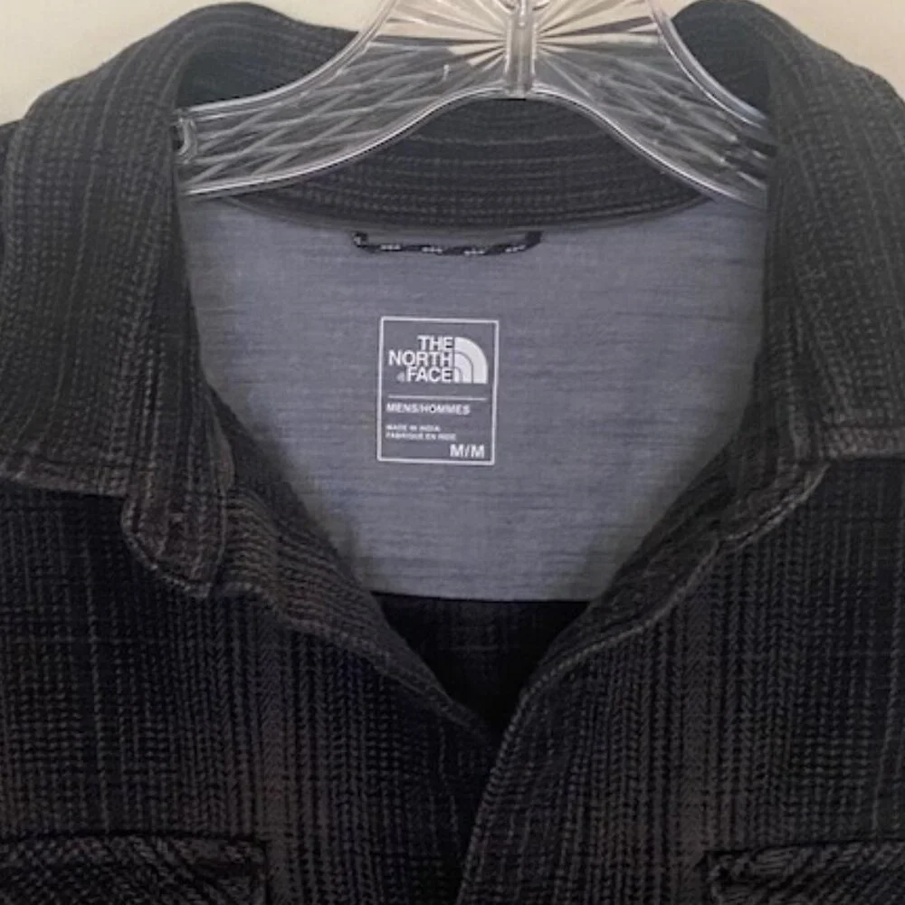Men's North Face 100% Cotton Heavy Weight Flannel Shirt, Size Medium